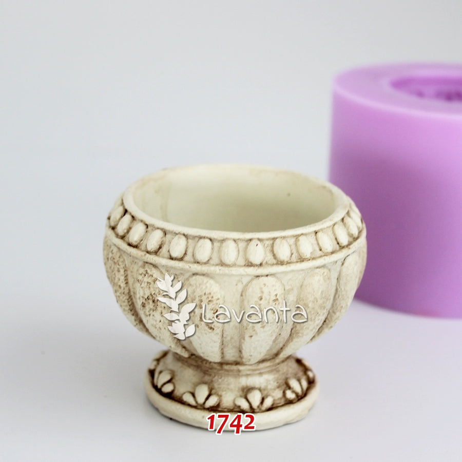 Kupa Saksı Silikon Kalıbı