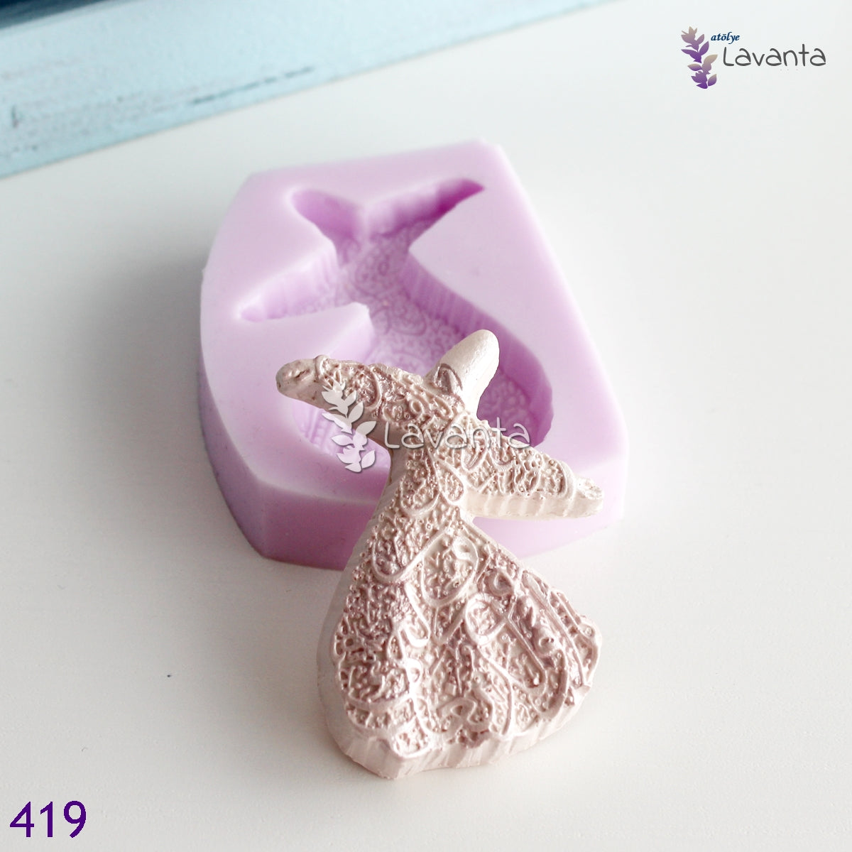 Semazen Kokulu Taş Silikon Kalıbı