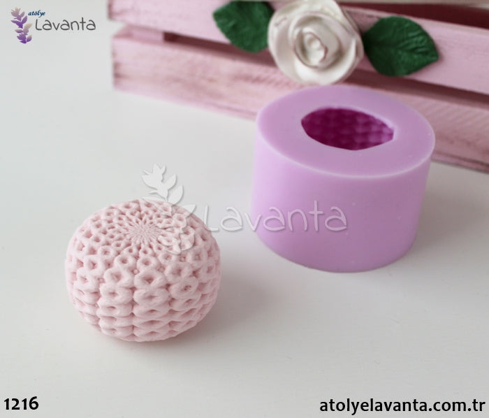 Örgü Puf Silikon Kalıbı