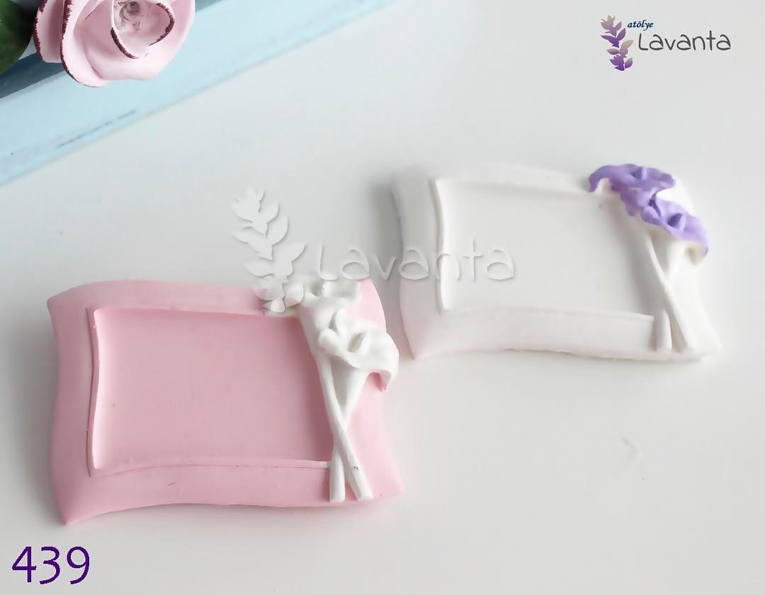 Orkide Dikdörtgen Çerçeve Silikon Kalıbı