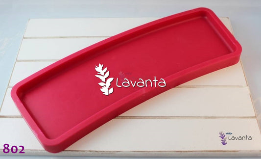 Oval İsimlik Tabanlık Silikon Kalıbı