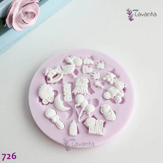 Panolar Bebek Objeleri Silikon Kalıbı