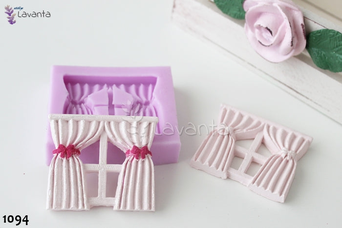 Perdeli Pencere Silikon Kalıbı