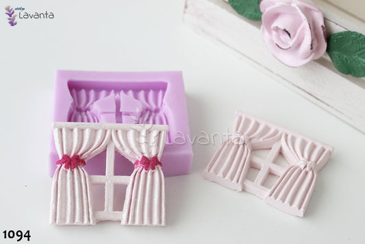 Perdeli Pencere Silikon Kalıbı