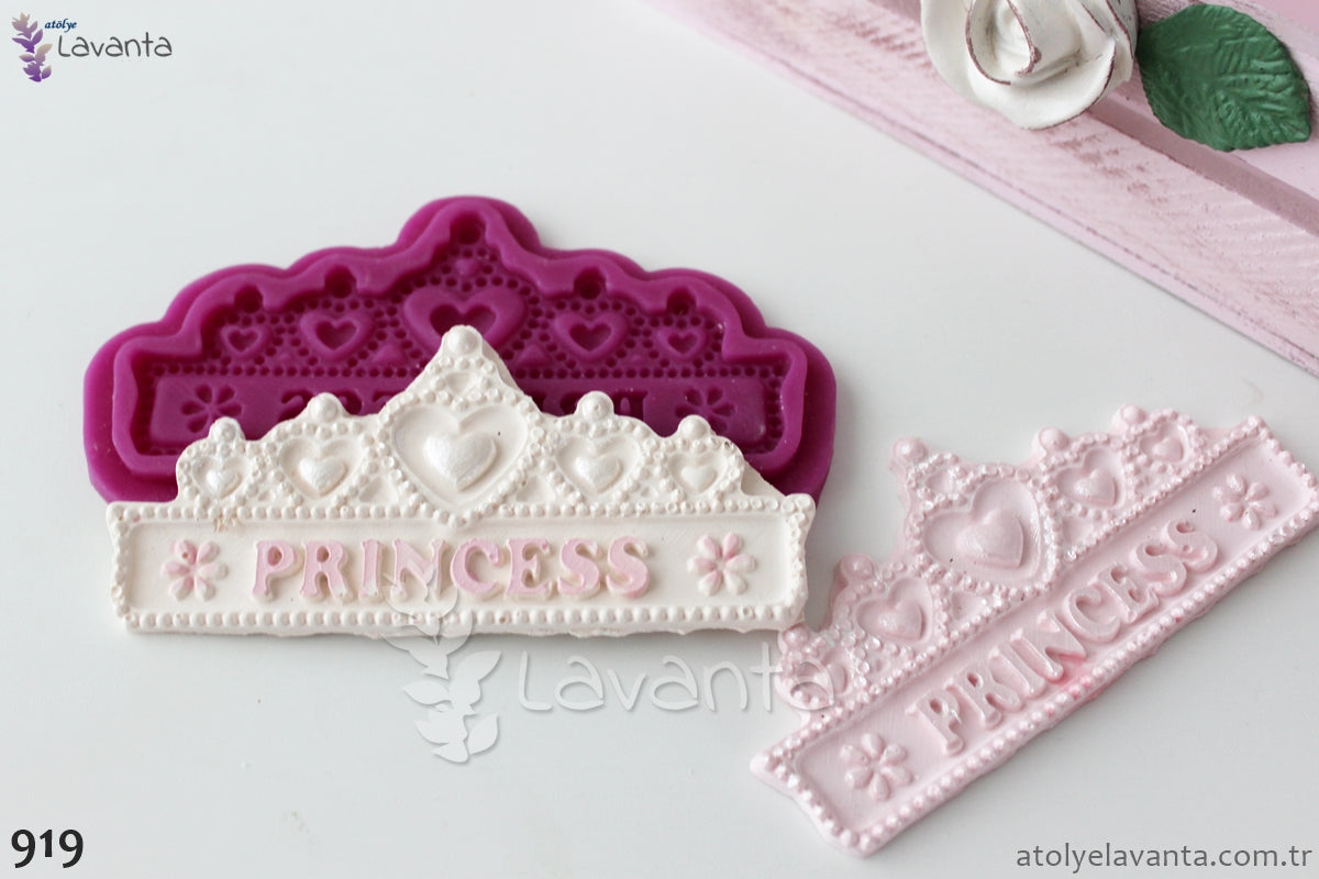 Prenses Yazısı Silikon Kalıbı