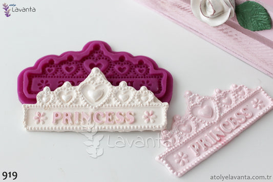 Prenses Yazısı Silikon Kalıbı
