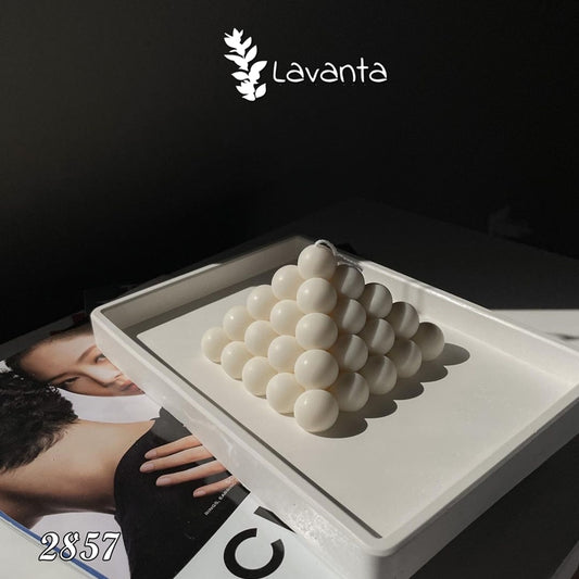 Büyük Prizma Bubble Mum Kalıbı