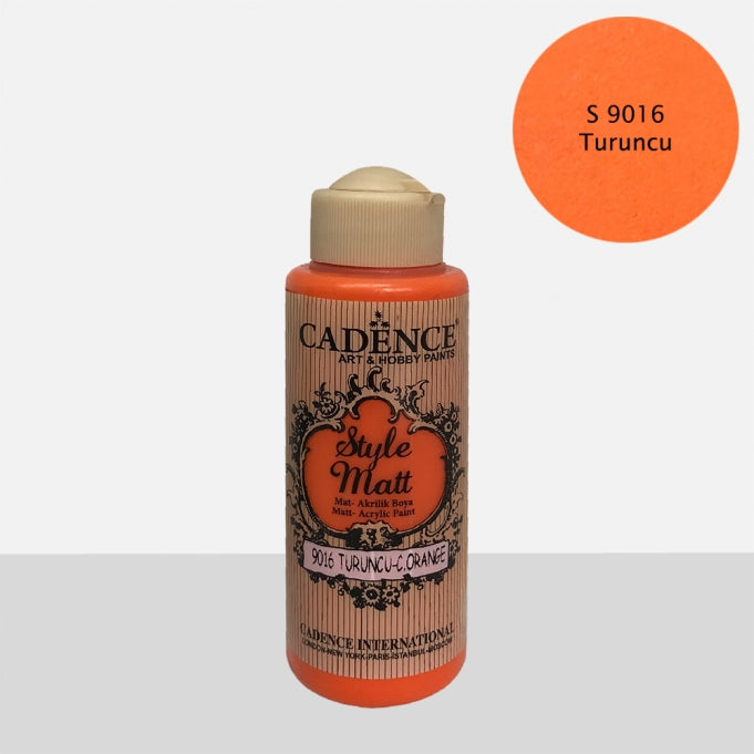 S9016 Turuncu Mat Akrilik Boya