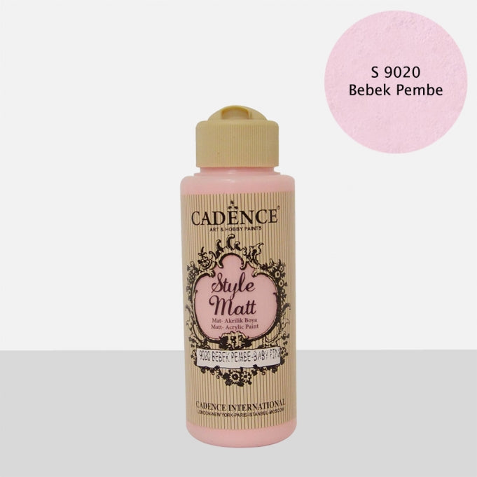 S9020 Bebek Pembe Mat Akrilik Boya