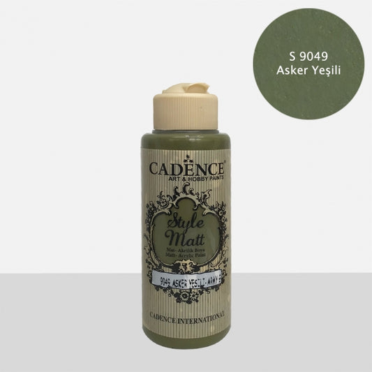 S9049 Asker Yeşili Mat Akrilik Boya