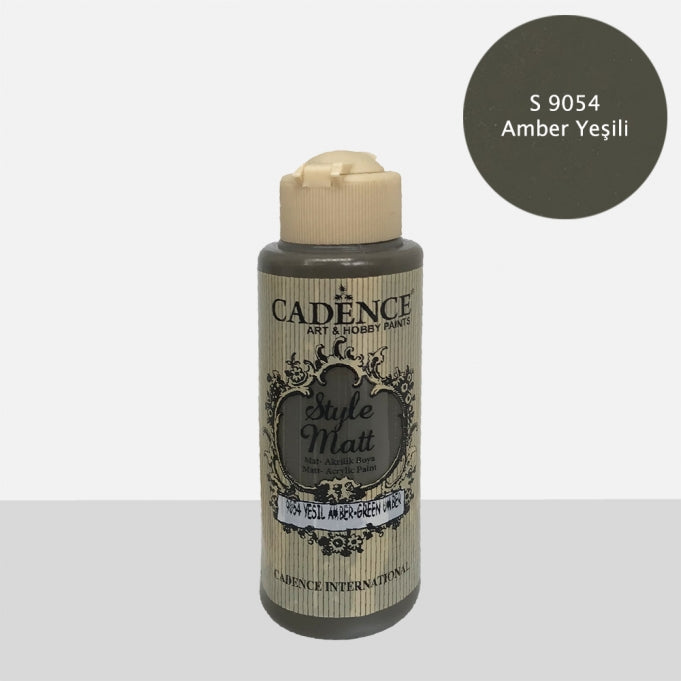 S9054 Amber Yeşil Mat Akrilik Boya