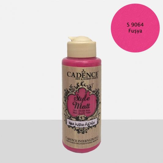 S9064 Fuşya Mat Akrilik Boya