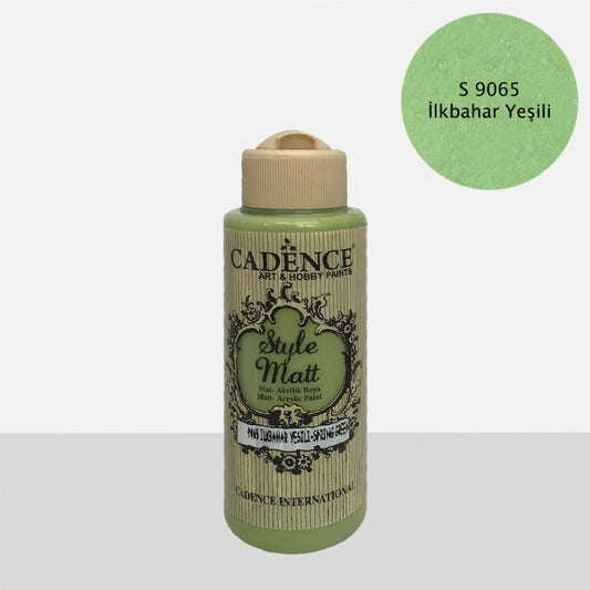 S9065 İlkbahar Yeşili Mat Akrilik Boya
