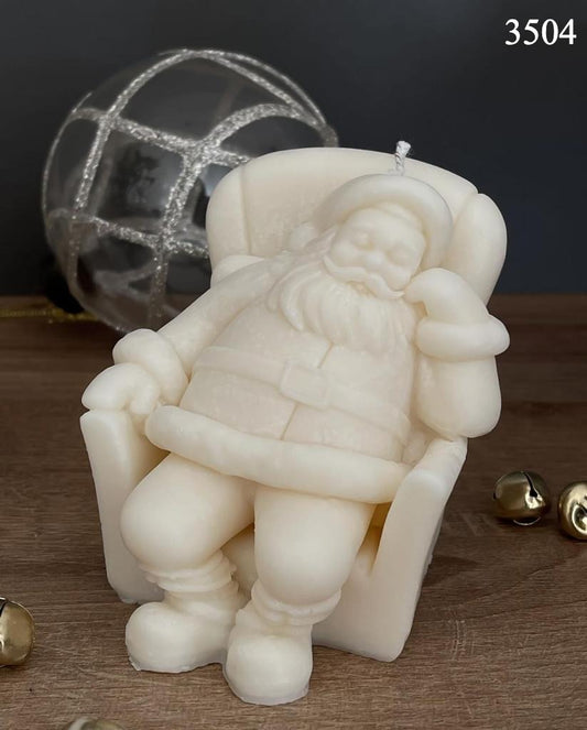 Santa Silikon Mum Kalıbı