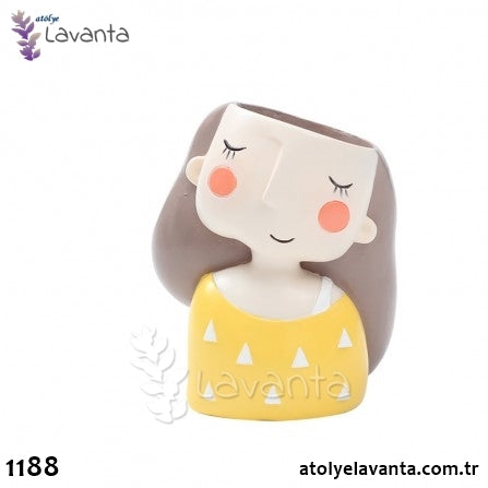 Sarılı Kız Saksı Silikon Kalıbı