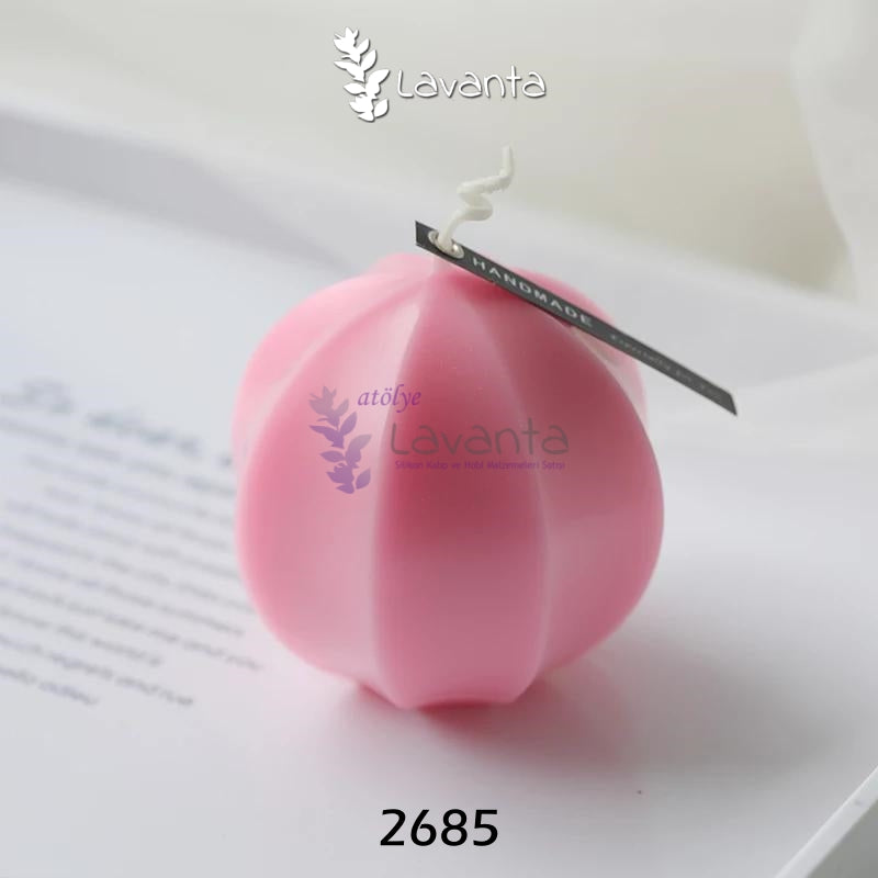 Sekizgen Küre Mum Kalıbı