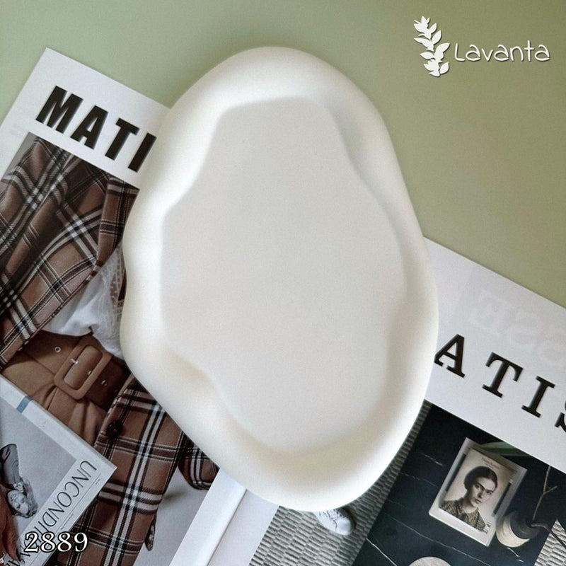 Oval Sunumluk - 2 Silikon Kalıbı