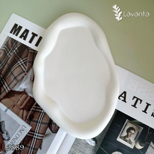 Oval Sunumluk - 2 Silikon Kalıbı