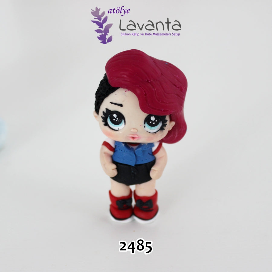 Şortlu LoL Bebek Silikon Kalıbı