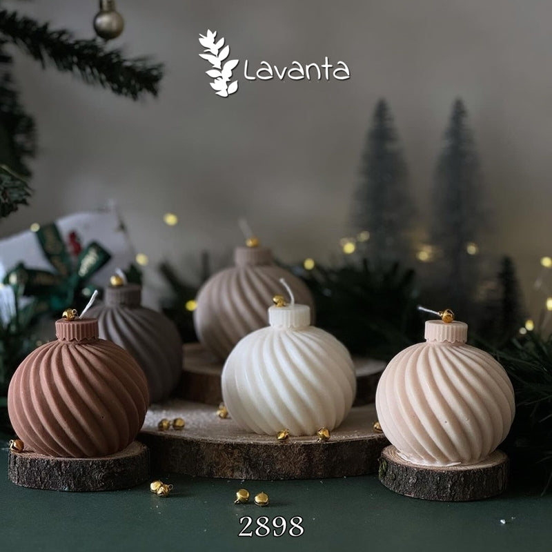 Yılbaşı Süs Top Mum Kalıbı