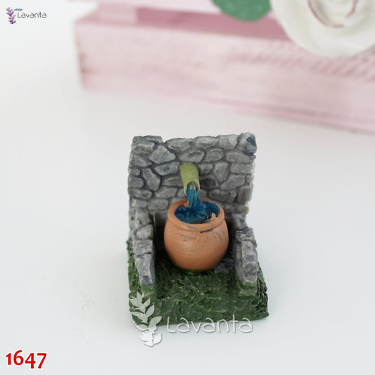 Minyatür Taş Çeşme Teraryum Kalıbı