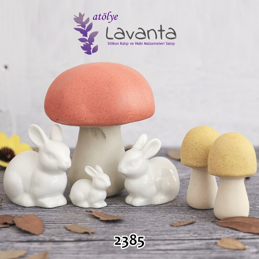 Üç Boy Tavşan Biblo Kalıpları