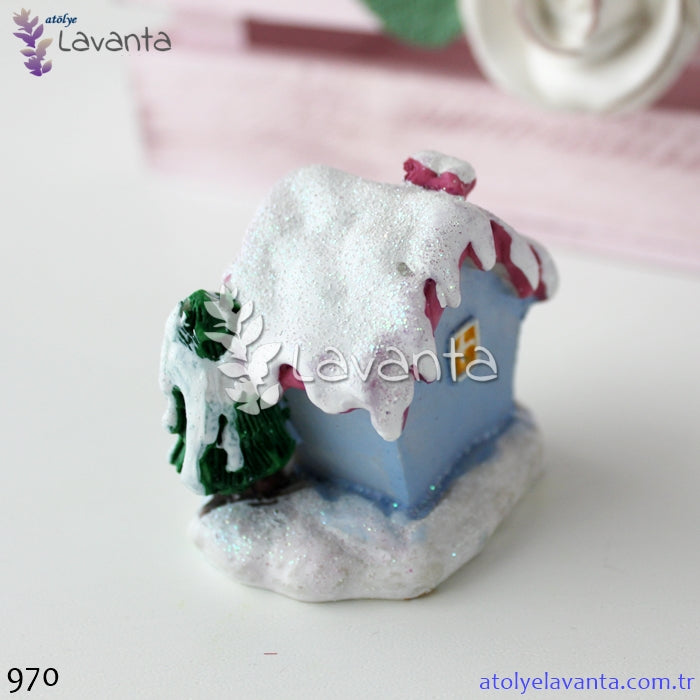 Karlı Dağ Evi Silikon Kalıbı