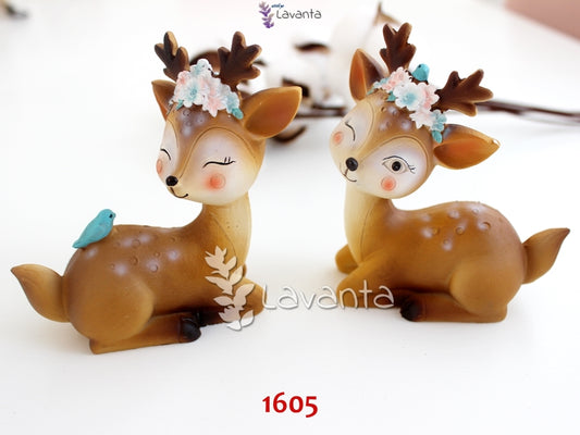 Üç Boyutlu İkili Geyik Seti Silikon Kalıbı