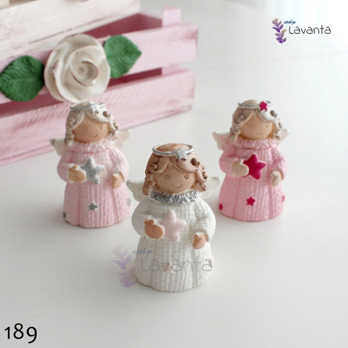 Üç Boyutlu Yavru Melek Kız Silikon Kalıbı