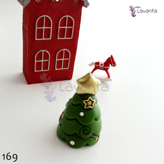 Üç Boyutlu Yılbaşı Ağacı Silikon Kalıbı