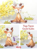 Üç Boyutlu Yoga Yapan Geyik Silikon Kalıbı