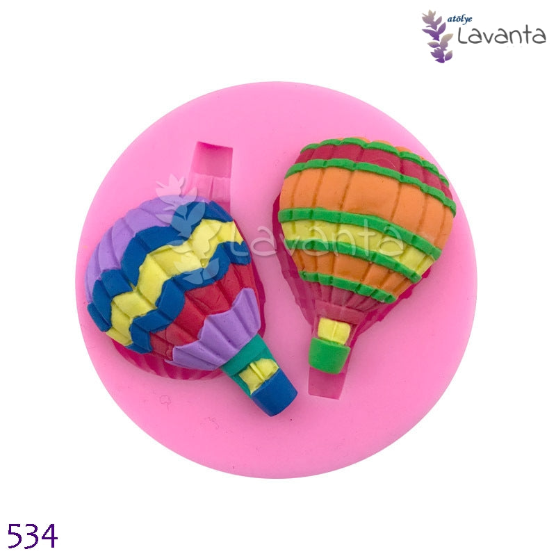 İkili Uçan Balon Silikon Kalıbı