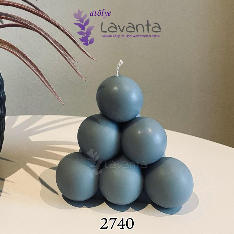 Üçgen Prizma Bubble Mum Kalıbı