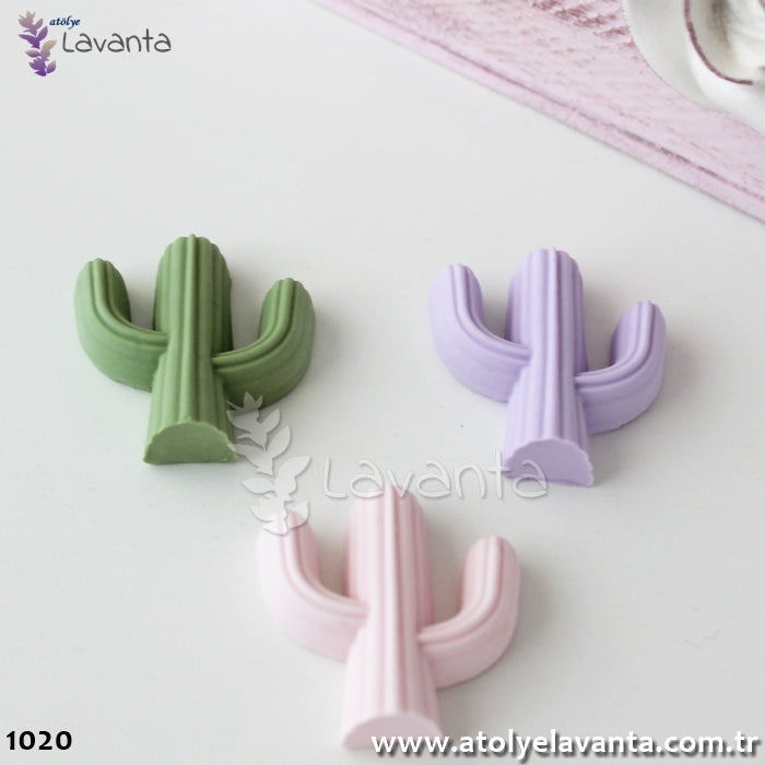 Üçlü Kaktüs Kokulu Taş Kalıbı
