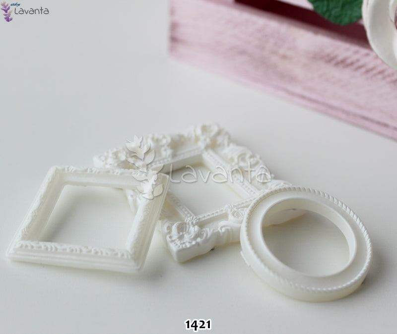 Üçlü Minyatür Çerçeve Silikon Kalıpları