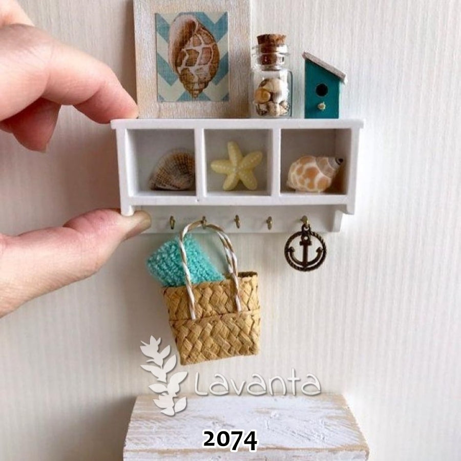 Üçlü Raf Minyatür Silikon Kalıbı