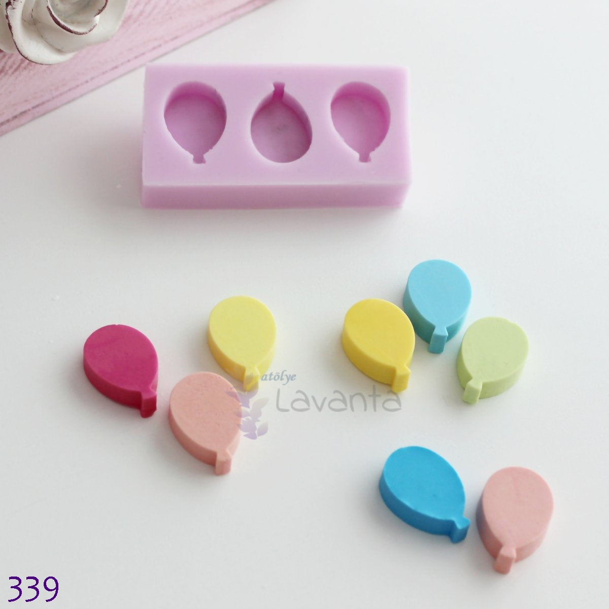 Üçlü Uçan Balon Silikon Kalıbı