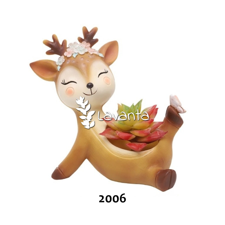 Yaramaz Geyik Saksı Kalıbı