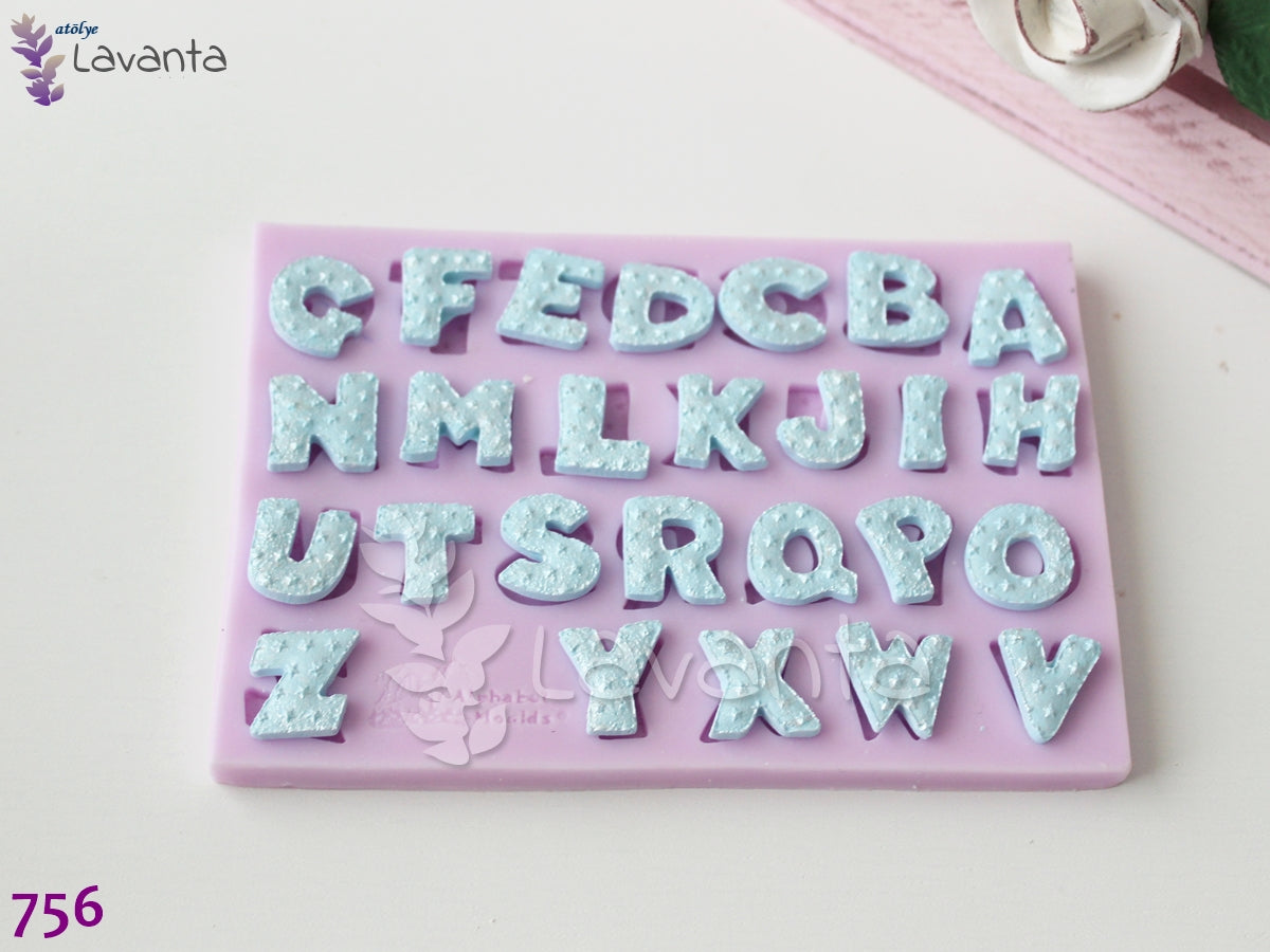 Yıldızlı Harfler Silikon Kalıbı