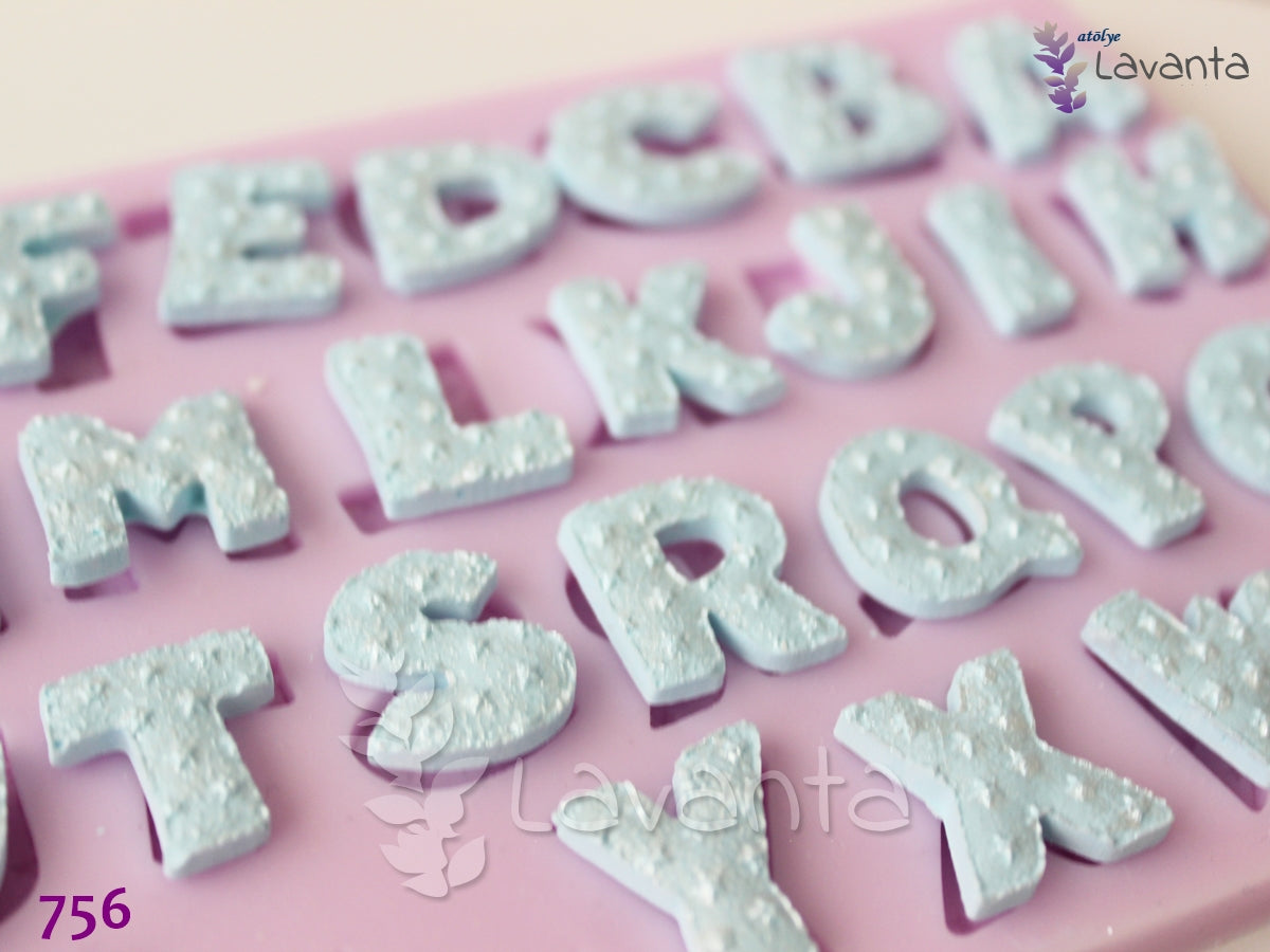 Yıldızlı Harfler Silikon Kalıbı