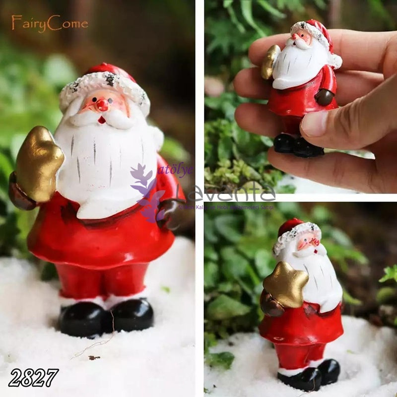 Yıldızlı Noel Baba Kalıbı