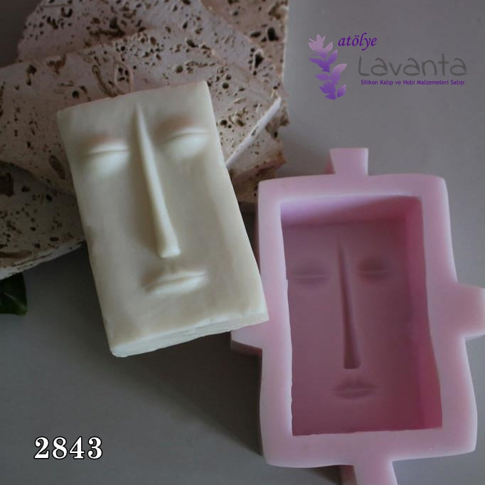 Dikdörtgen Yüz Mum Kalıbı