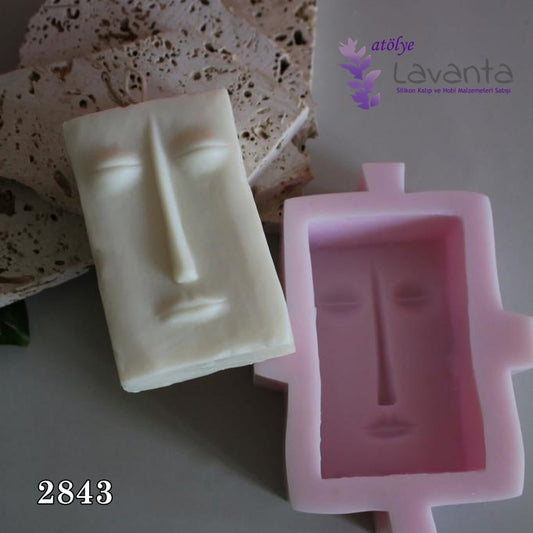 Dikdörtgen Yüz Mum Kalıbı